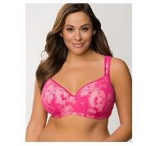 Lane Bryant - 42D Pink Balconette Bra